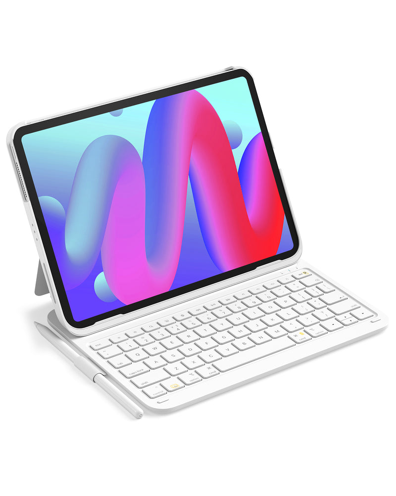 Super-Light Keyboard for iPad 11" (A16 2025), iPad 10, iPad Air 11" M3/M2 (2025/2024), iPad Air 7/6/5/4, iPad Pro 11" 4/3/2/1, BK2007