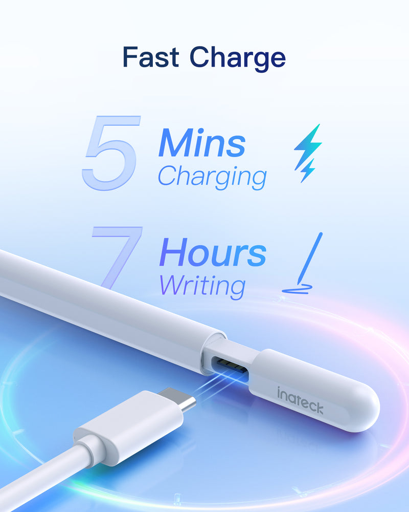 Stylus Pen for iPad(2018-2025), iPad Pro (1-7th), iPad Air (3-7th), iPad Air M3 2025, iPad Mini (5/6th), and iPad (6-11th), iPad A16 2025, PCL005