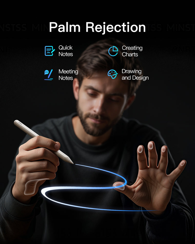 Stylus Pen for iPad(2018-2025), iPad Pro (1-7th), iPad Air (3-7th), iPad Air M3 2025, iPad Mini (5/6th), and iPad (6-11th), iPad A16 2025, PCL005