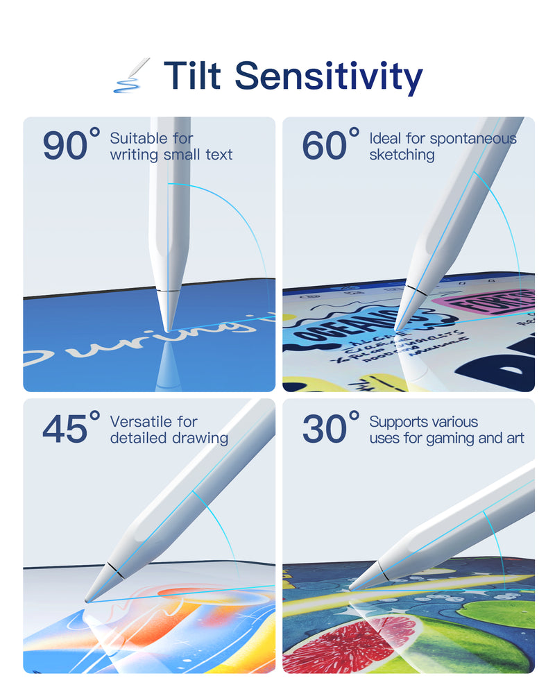 Stylus Pen for iPad(2018-2025), iPad Pro (1-7th), iPad Air (3-7th), iPad Air M3 2025, iPad Mini (5/6th), and iPad (6-11th), iPad A16 2025, PCL005