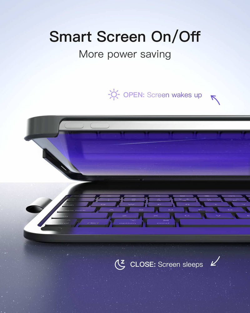 Super-Light Keyboard for iPad 11" (A16 2025), iPad 10, iPad Air 11" M3/M2 (2025/2024), iPad Air 7/6/5/4, iPad Pro 11" 4/3/2/1, BK2007