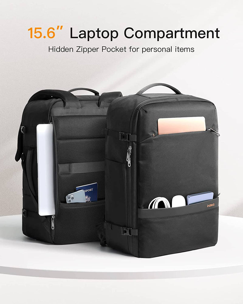 42L/20L Carry On Travel Backpack, With Multiple Pockets, BP03005 Black