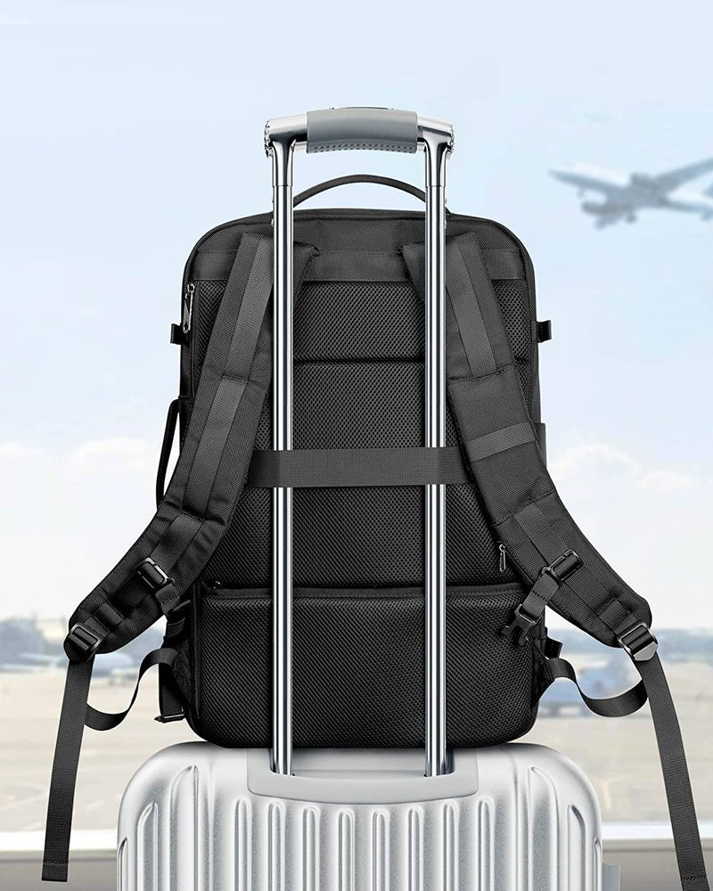 42L/20L Carry On Travel Backpack, With Multiple Pockets, BP03005 Black