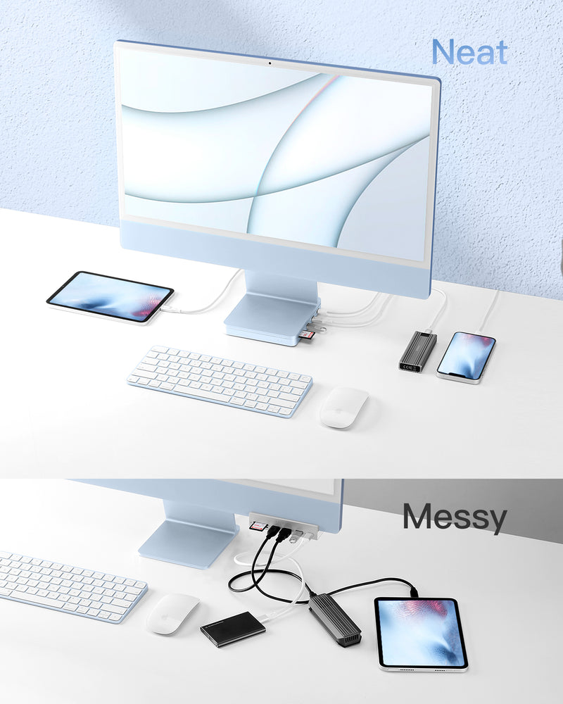 8-in-1 iMac 24" 2021 Docking Station, USB 3.2 Gen 2, DK2001