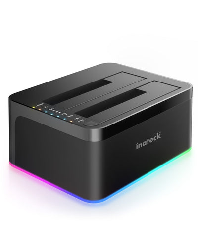 Inateck Dual Bay Hard Drive Docking Station with Offline Clone SA02003