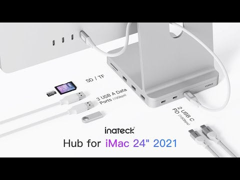 8-in-1 iMac 24" 2021 Docking Station, USB 3.2 Gen 2, DK2001