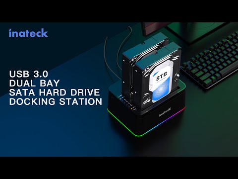 Dual Bay Hard Drive Docking Station with Offline Clone SA02003