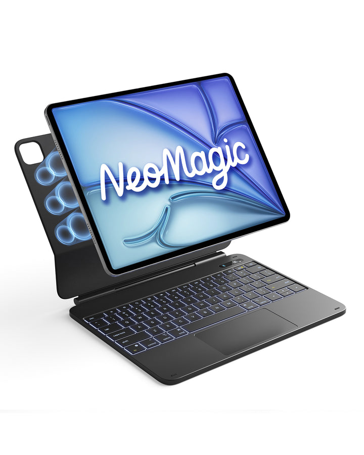 NeoMagic Keyboard Case for iPad Air 13 inch M4 2026/M3/M2, iPad Pro 12.9 inch 6/5/4/3 Gen, KB903-13A
