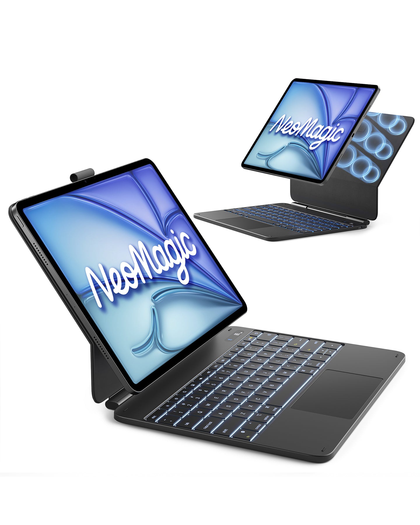 キーボード inateck Keyboard NeoMagic SE NeoMagic Keyboard Case for iPad Air 13 inch M4 2026/M3/M2, iPad