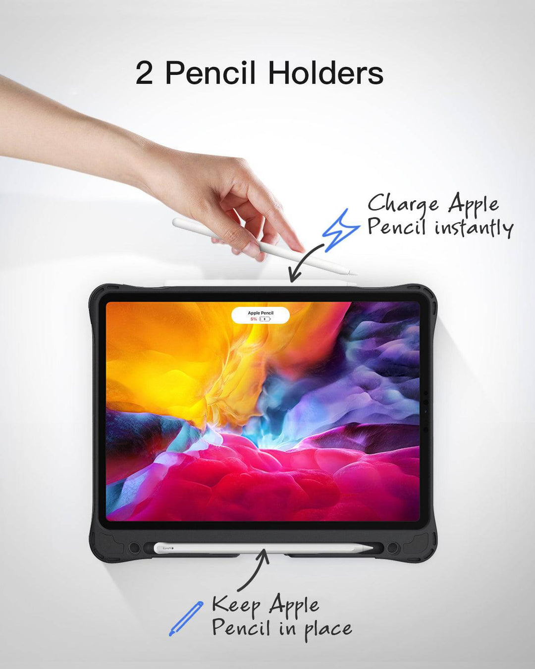 Inateck 11" Detachable Keyboard with Flexible Kickstand for iPad Pro, KB02005