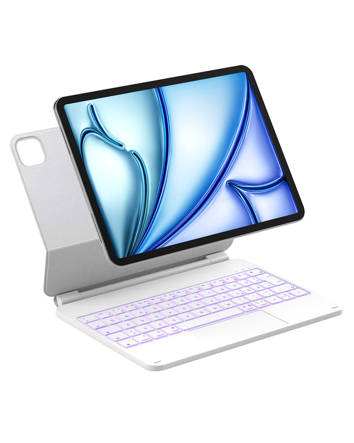 Inateck Magnetic Keyboard Case for Air 11 inch (M4 2026/2025 M3/2024 M2), Easy-Set Keyboard for Air 5/4 Gen, iPad Pro 11 inch 4/3/2/1 Gen, KB09119
