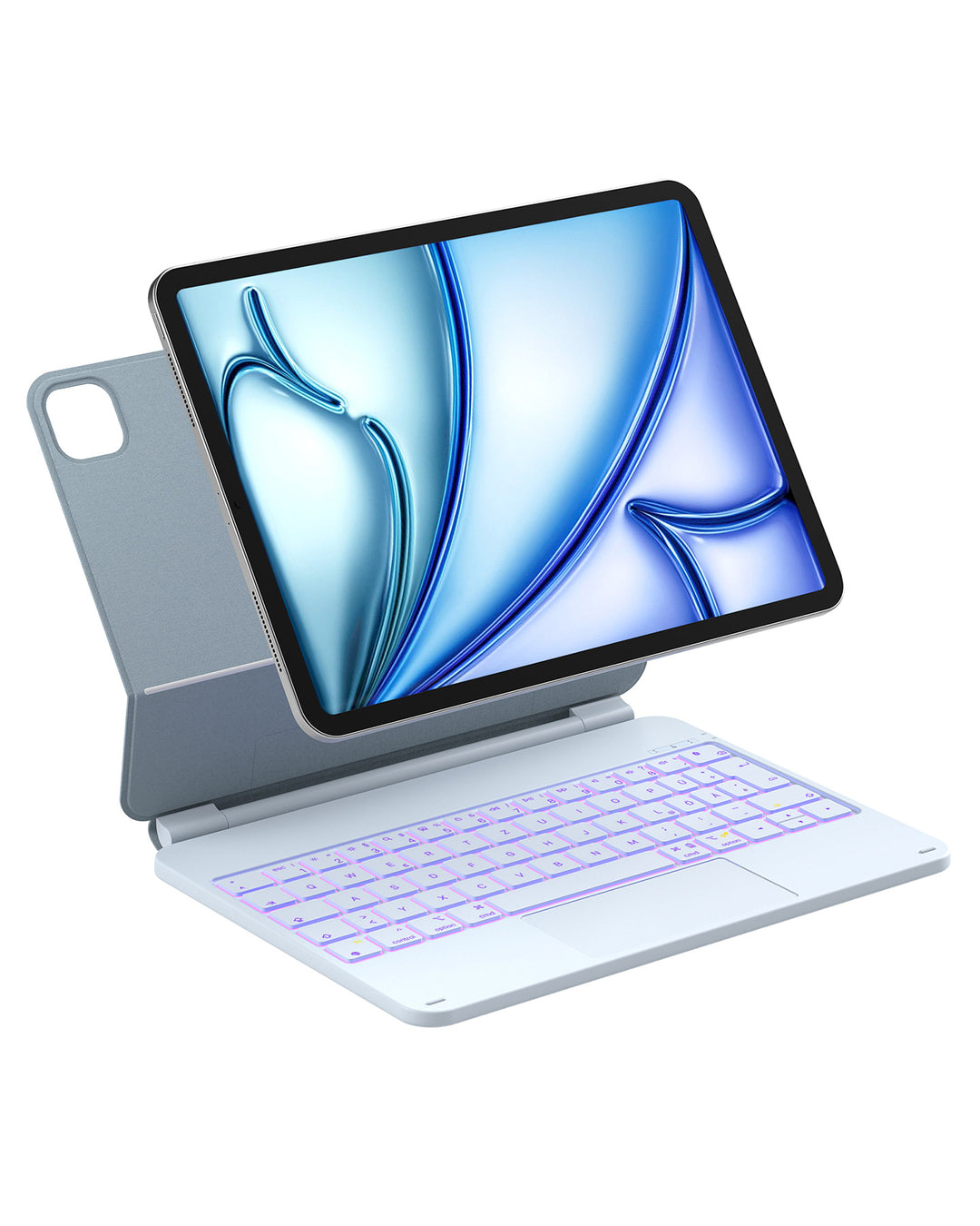 Inateck Magnetic Keyboard Case for Air 11 inch (M4 2026/2025 M3/2024 M2), Easy-Set Keyboard for Air 5/4 Gen, iPad Pro 11 inch 4/3/2/1 Gen, KB09119