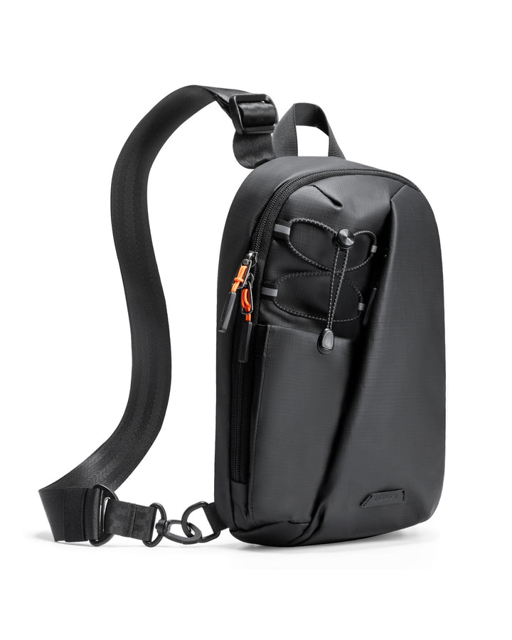 Inateck Sling Bag with RFID Blocking, Spacious Crossbody Shoulder Chest Everyday Carry Bag, Water-resistant, FB01003 Black