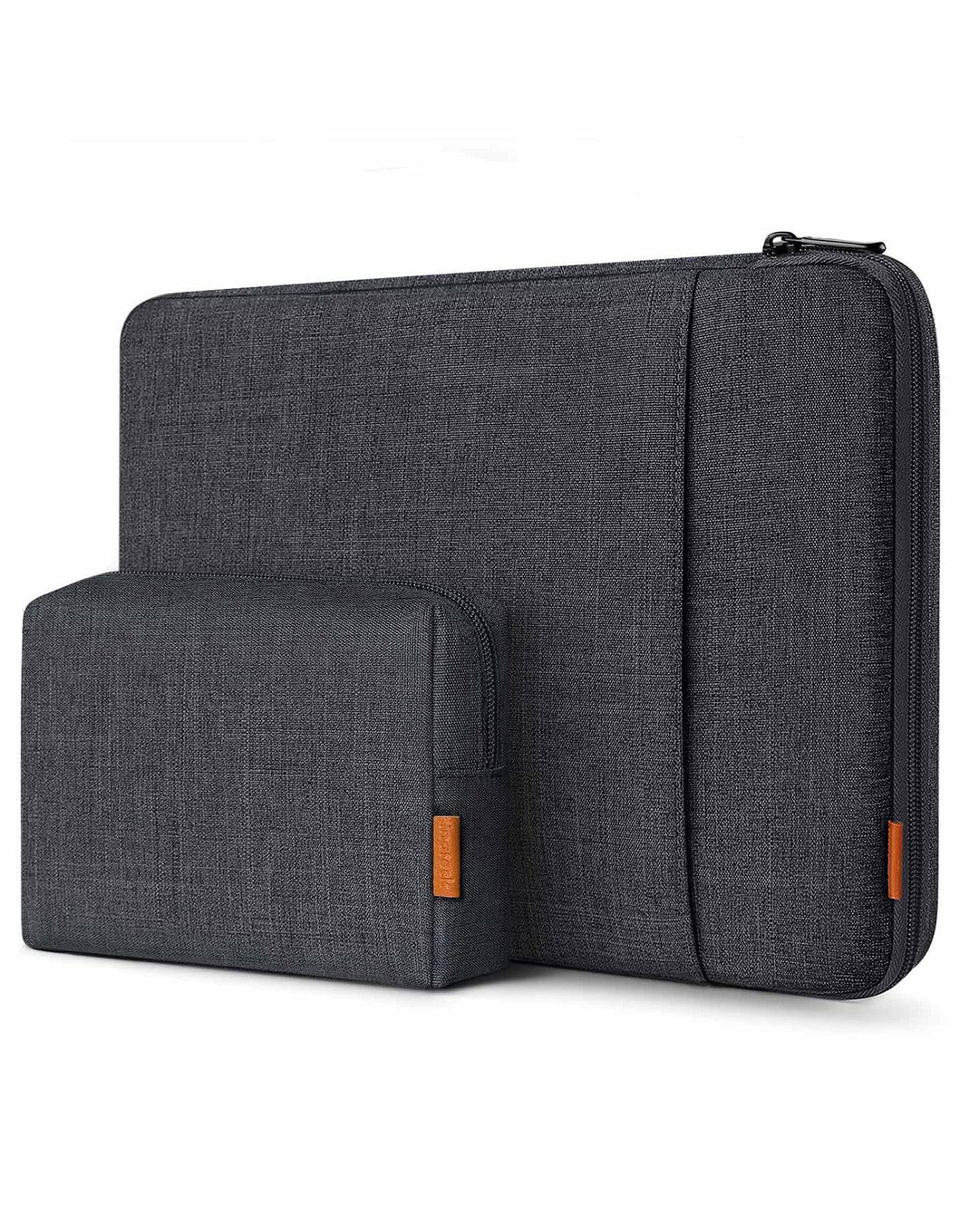 Inateck EdgeKeeper 360° Protective 12-16 Inch Laptop Sleeve, Compatible with MacBook 2018-2025, LB01006 Black Gray 16 Inch