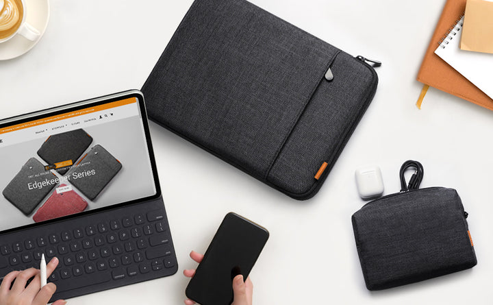 Inateck EdgeKeeper 360° Protective 12-16 Inch Laptop Sleeve, Compatible with MacBook 2018-2025, LB01006