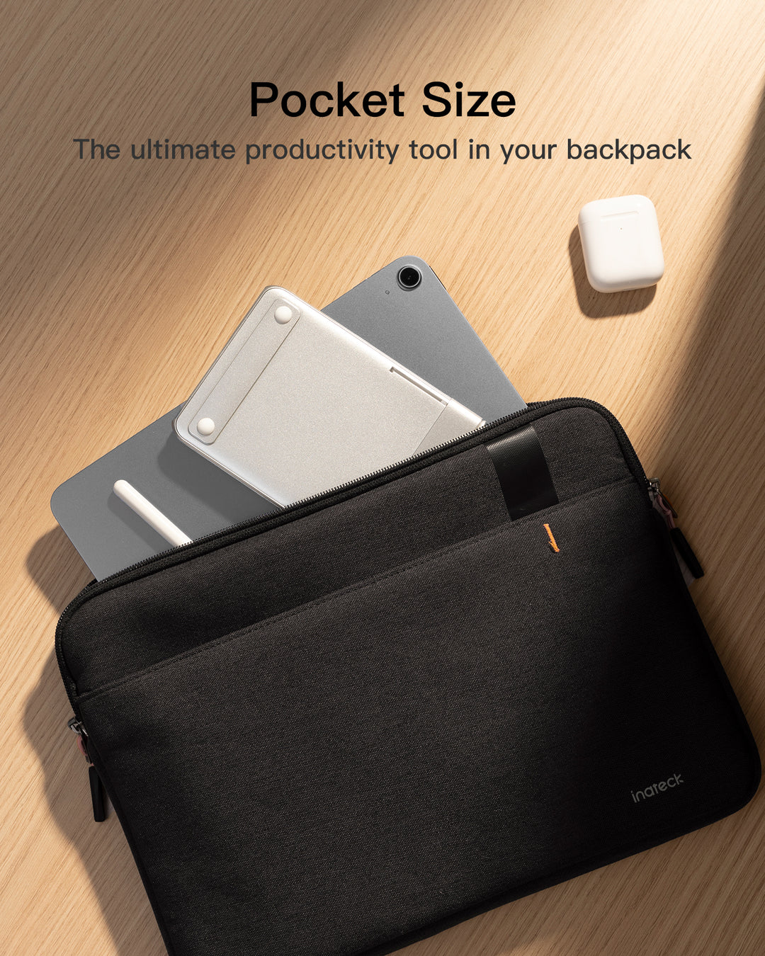 Inateck Foldable Keyboard QWERTZ, Mini Portable with 3 Bluetooth, for iPad/iOS/Samsung/Android/Windows, KB06001