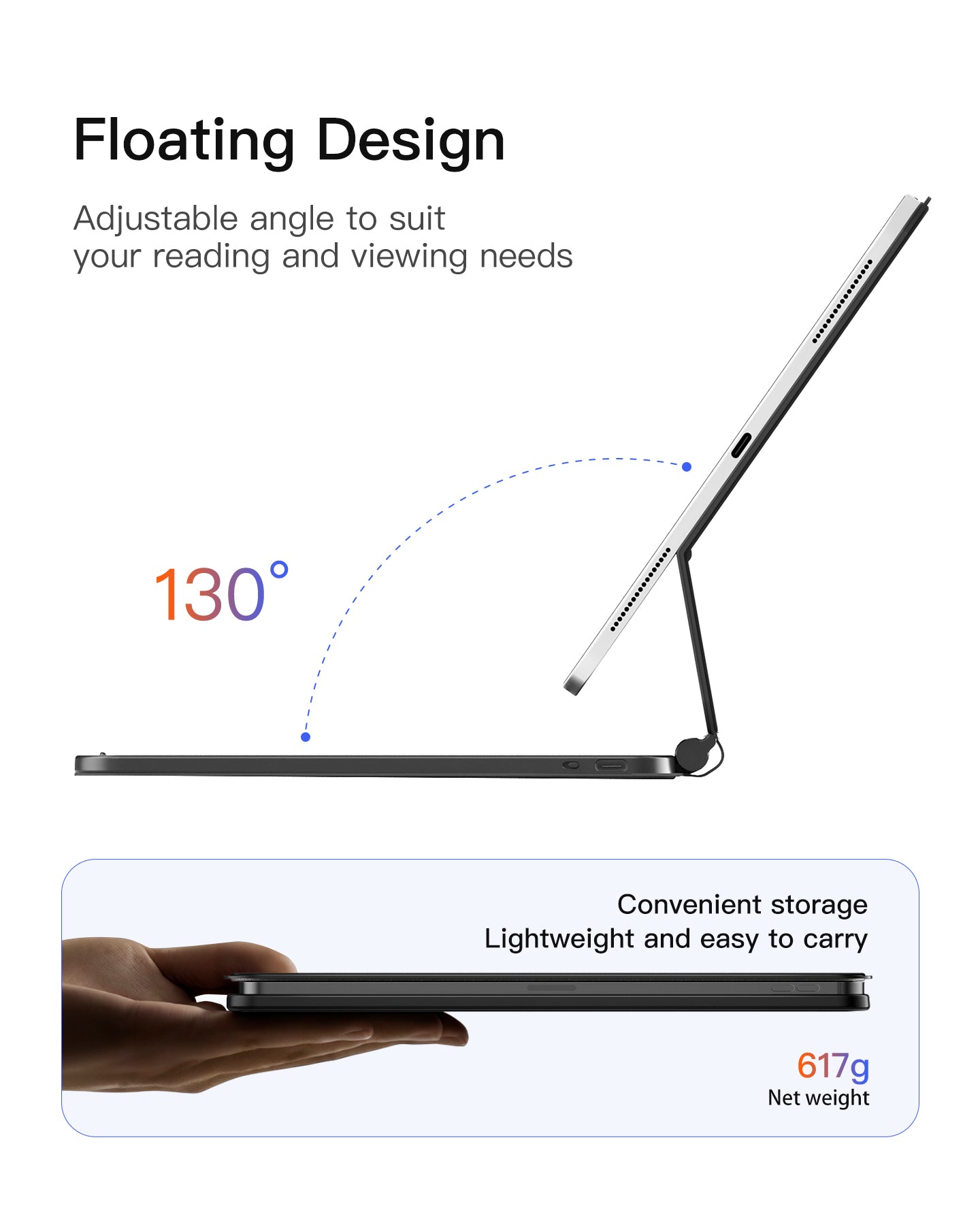 Inateck NeoMagic Magnetic Keyboard Case for iPad 10th Generation