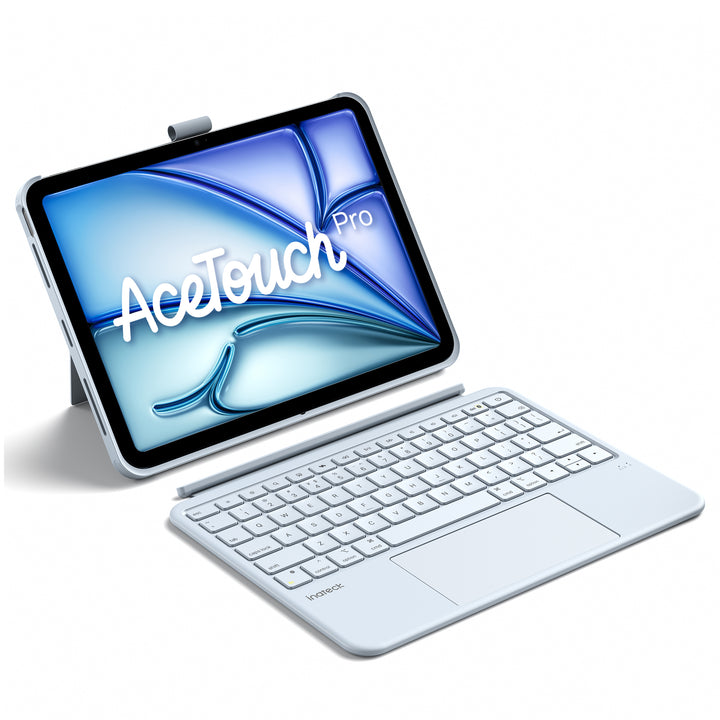 Inateck Detachable AceTouch Protective Keyboard Case for iPad Air 11-inch (M4 2026/M3 2025/M2 2024); iPad Pro 11/Air 5th/4th, QWERTY, KB403-11 | Red Dot Award 2026