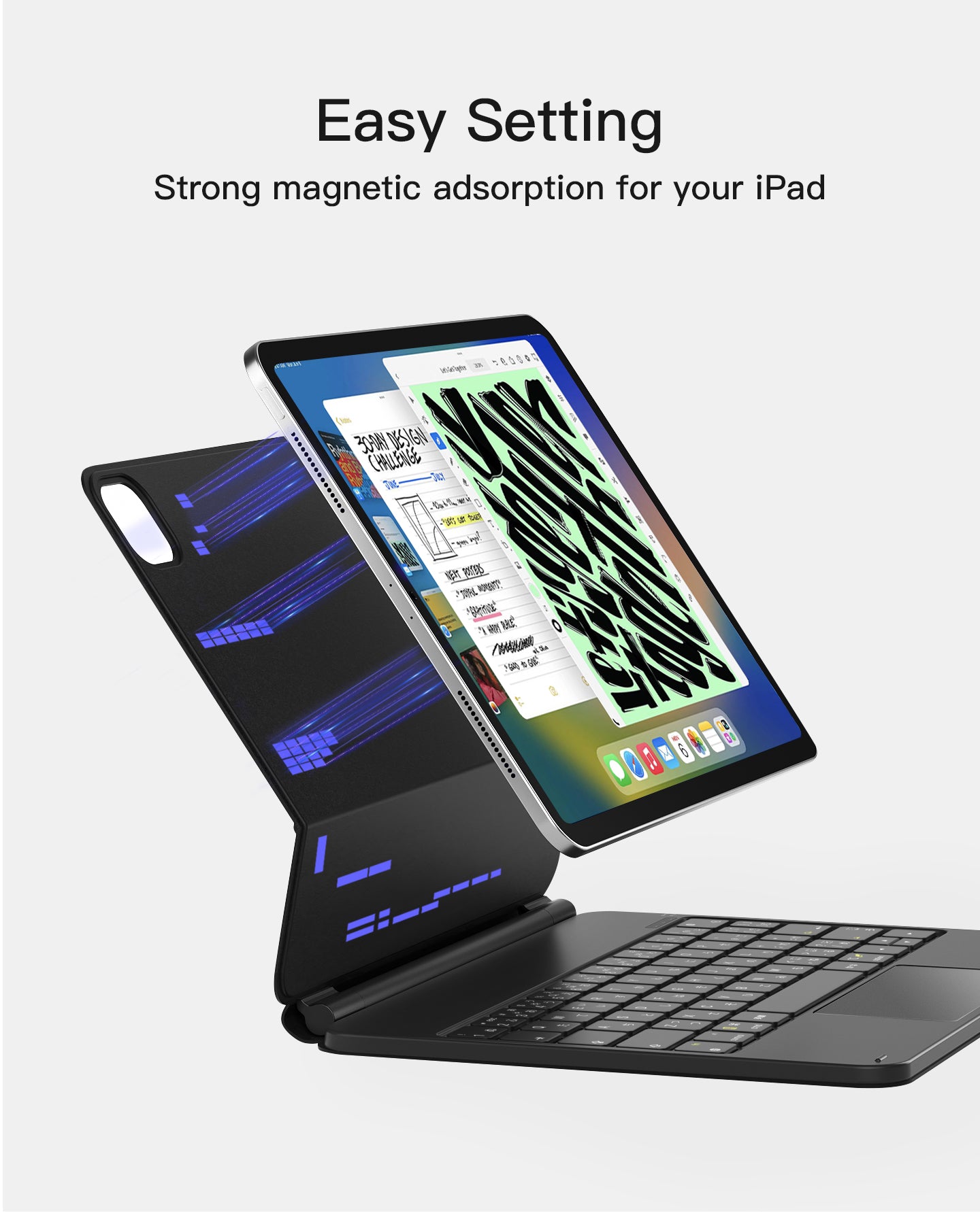 Inateck Magnetic Keyboard Case for Air 11 inch (M4 2026/2025 M3