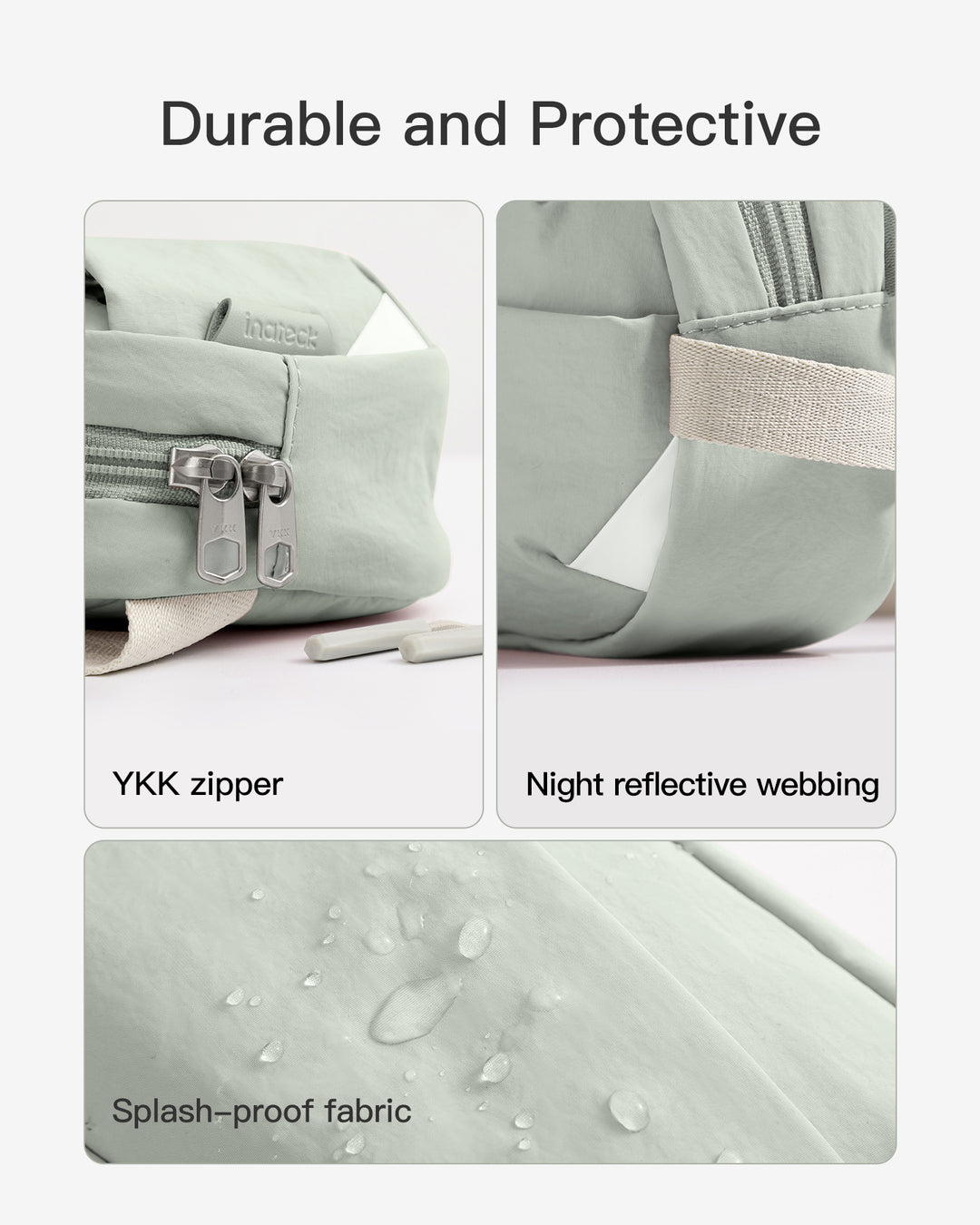 Inateck Sling Bag X-Mini, with RFID Blocking, Water-resistant, for Women and Men, FB01002