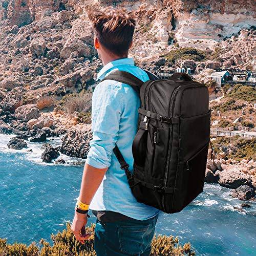 Inateck 40L 17 Inch Carry On Travel Backpack BP03001, Black