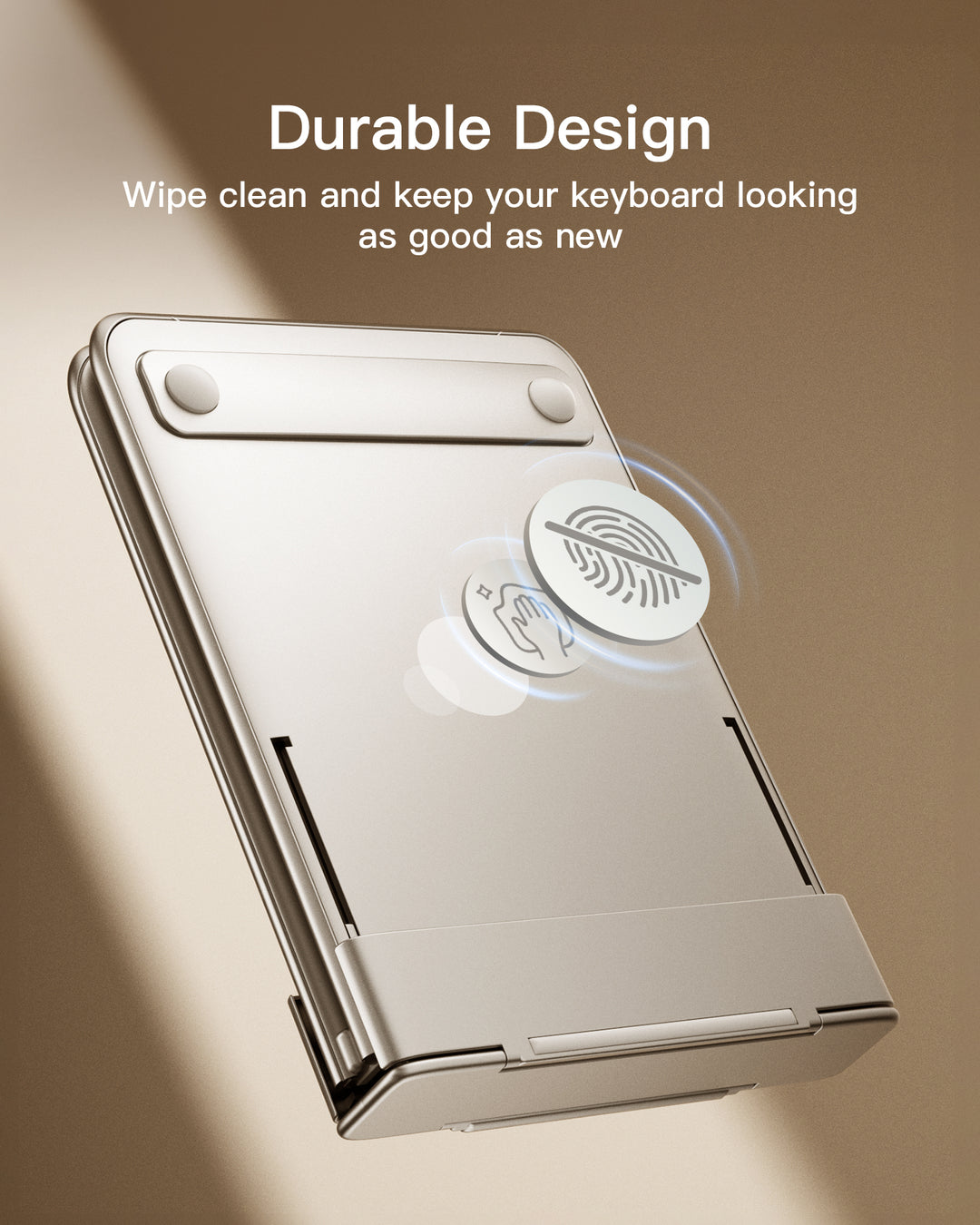 Inateck Foldable Keyboard QWERTZ, Mini Portable with 3 Bluetooth, for iPad/iOS/Samsung/Android/Windows, KB06001