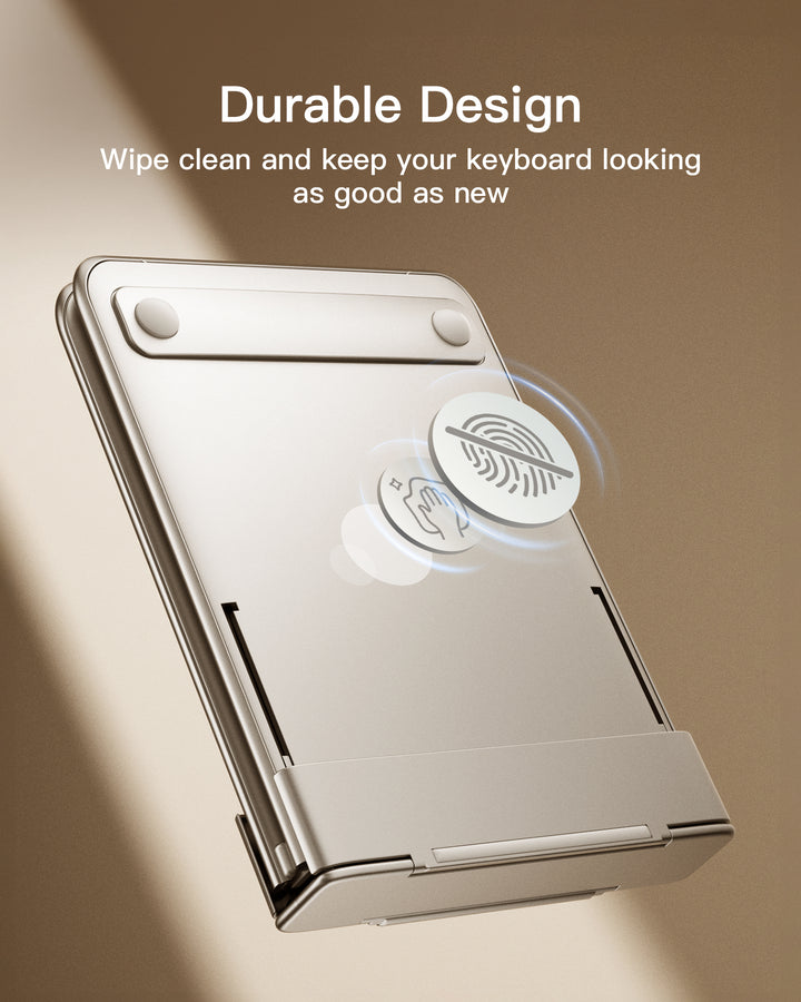 Inateck Foldable Keyboard QWERTZ, Mini Portable with 3 Bluetooth, for iPad/iOS/Samsung/Android/Windows, KB06001