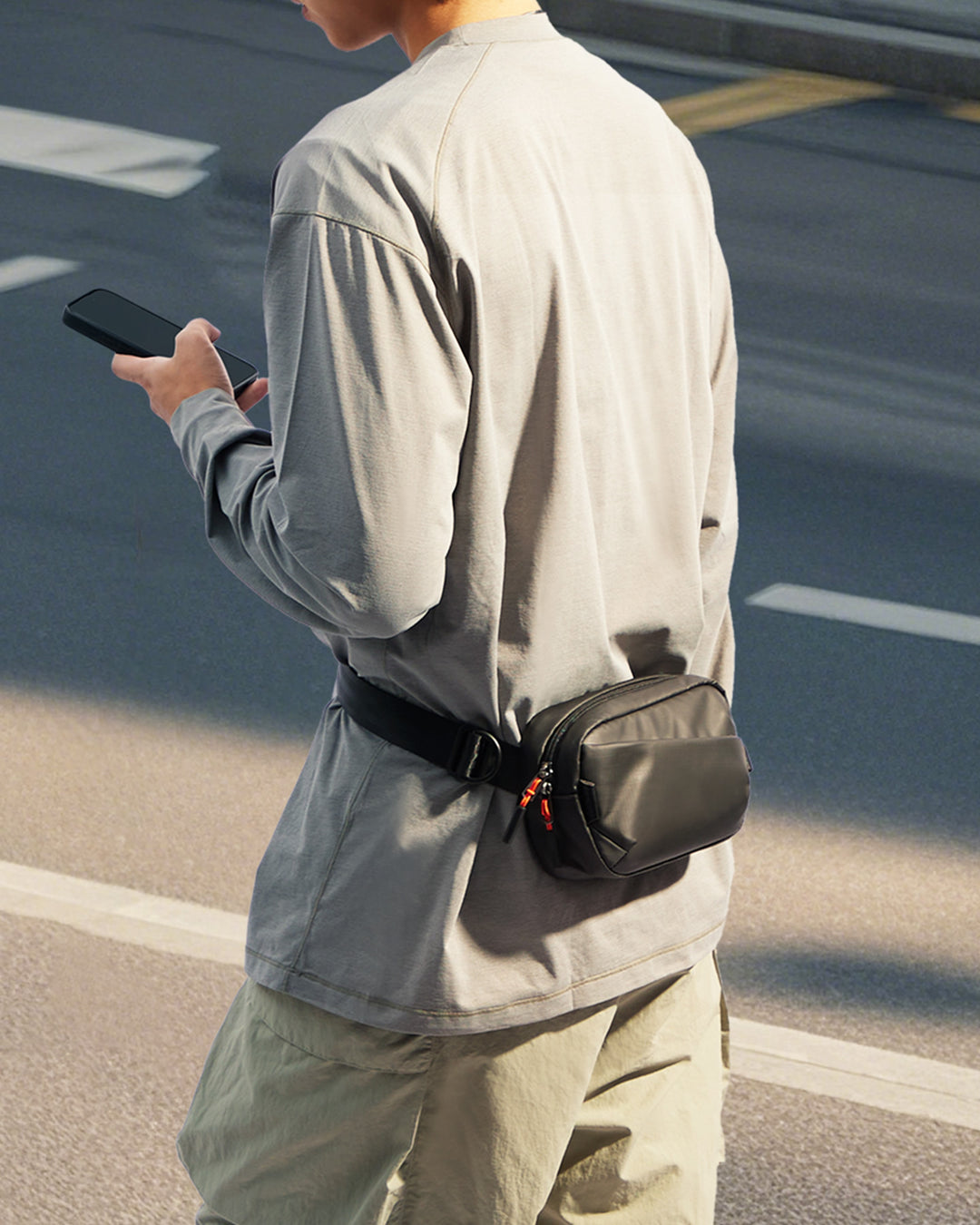 Inateck Sling Bag X-Mini, with RFID Blocking, Water-resistant, for Women and Men, FB01002