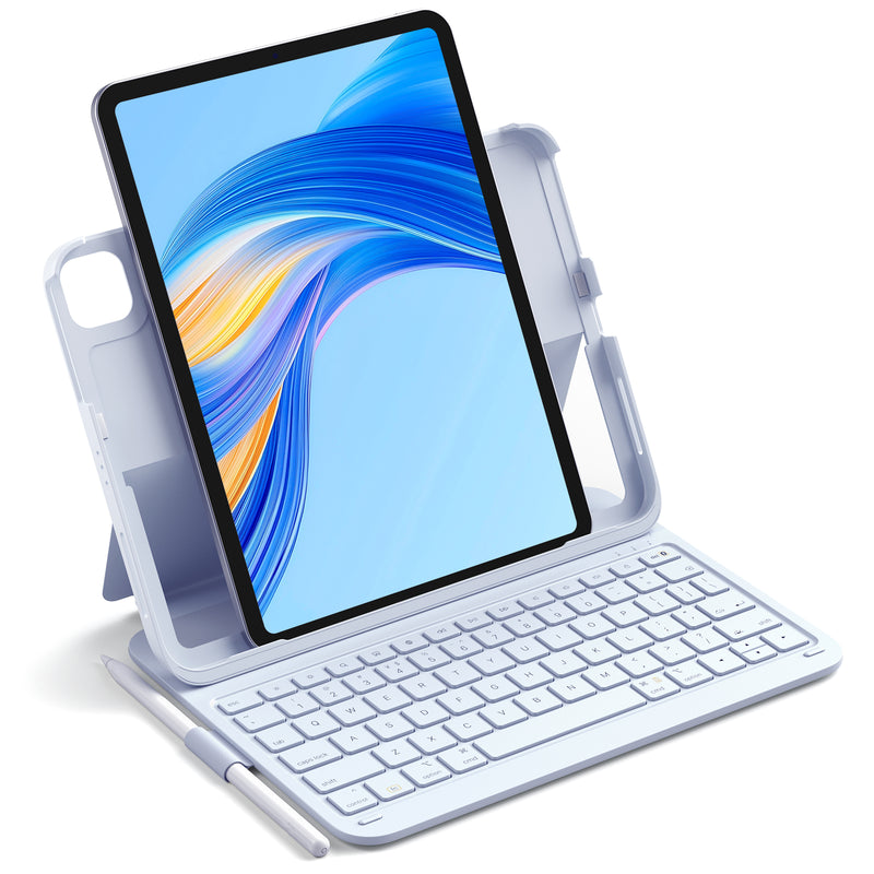 Super-Light Keyboard for iPad Air 11-inch (6th M2 2024) iPad Air 10.9-inch (5/4th), iPad Pro 11-inch (4/3/2/1th), iPad 10.9-inch (10th), BK2007