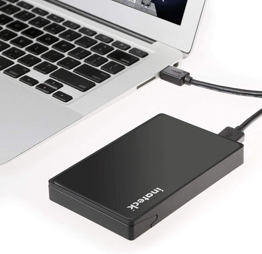 Inateck 2.5" Hard Drive Enclosure with USB 3.0 Port and UASP Support Tool-Free, FE2005