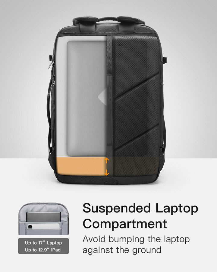 Inateck 42L Large Capacity Travel Laptop Backpack with Multiple Anti-theft Protections, BP03007