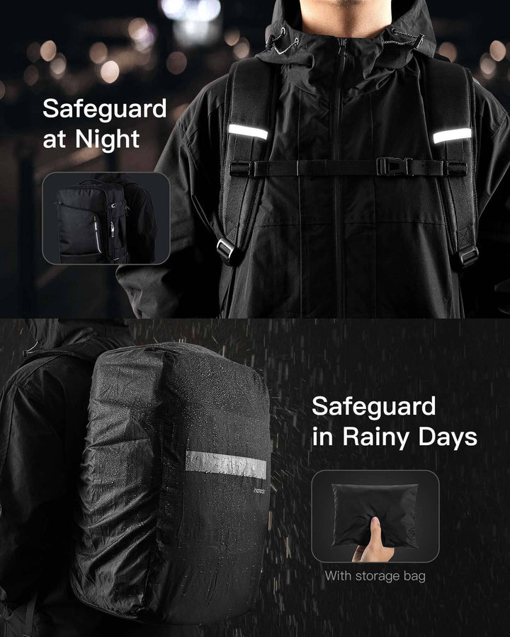 Inateck 42L Large Capacity Travel Laptop Backpack with Multiple Anti-theft Protections, BP03007