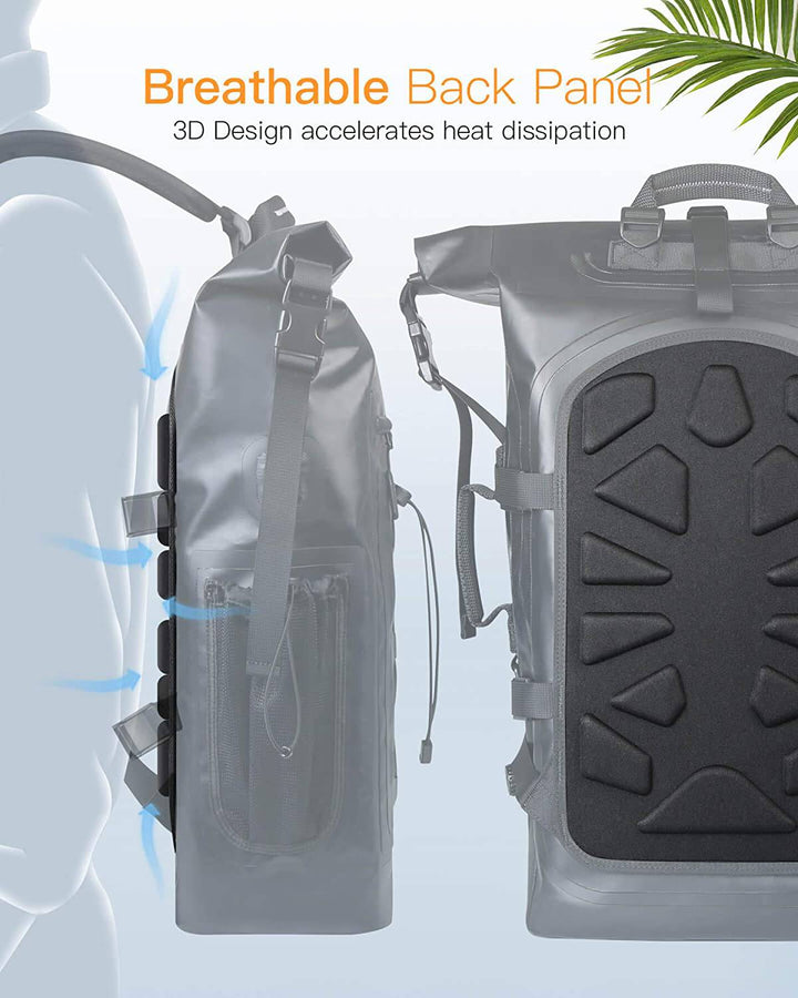 Inateck 35L Bicycle Backpack Waterproof Multi-Functional Organizer BP06001, Black