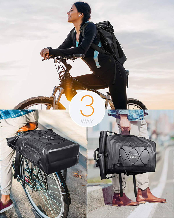 Inateck 35L Bicycle Backpack Waterproof Multi-Functional Organizer BP06001, Black