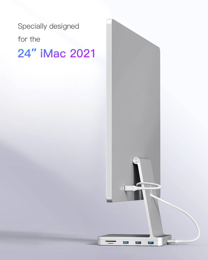 Inateck 8-in-1 iMac 24" 2021 Docking Station, USB 3.2 Gen 2, DK2001