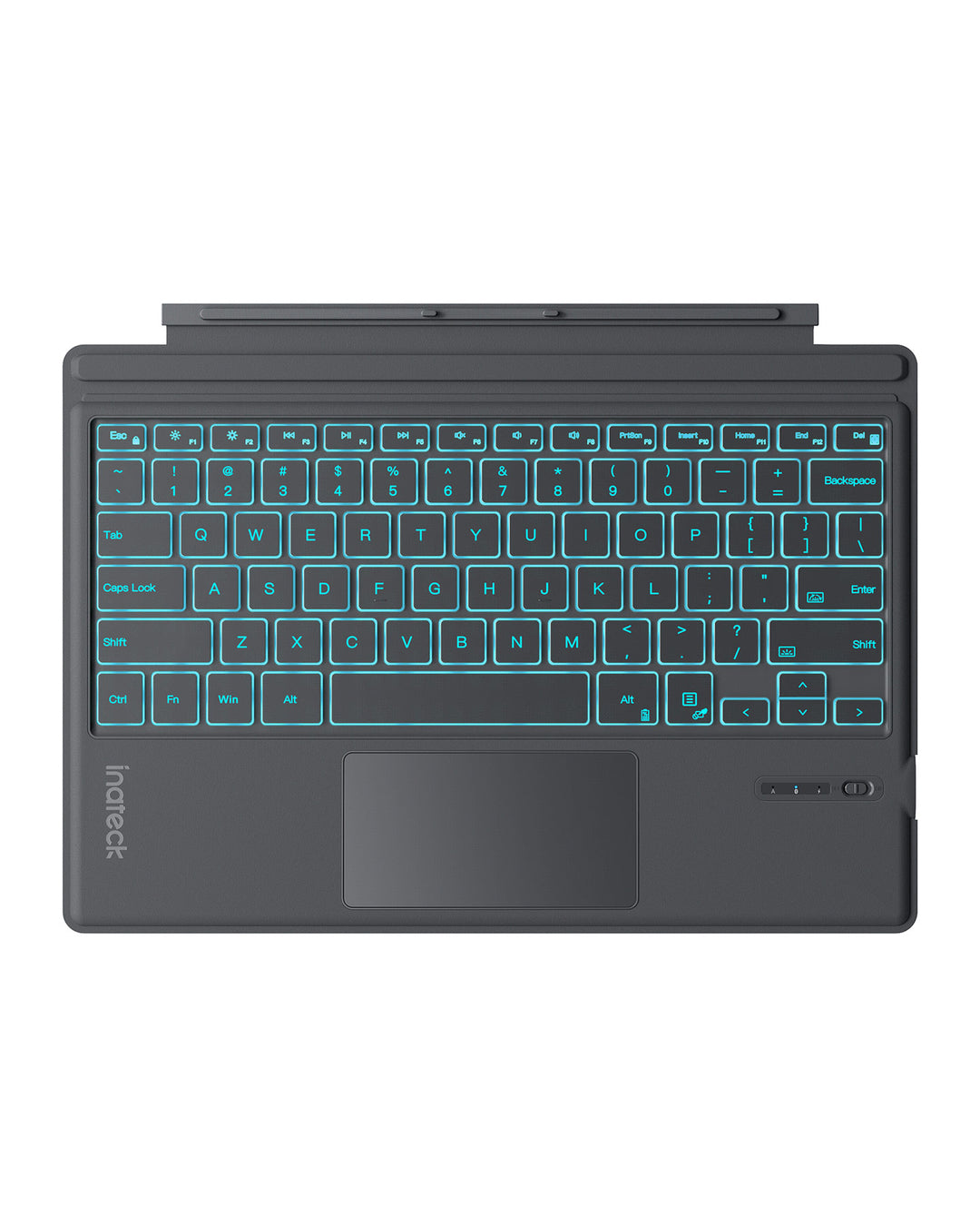 Inateck Surface Pro 7 Keyboard, Bluetooth 5.3, 7-Color Backlight, Compatible with Surface Pro 7/7+/6/5/4, KB02027