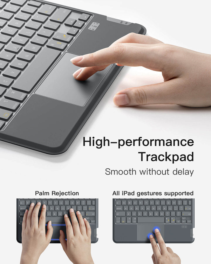 Inateck 11" Detachable Keyboard for iPad Pro 4/3/2/1 &amp; iPad Air 5/4, KB04111