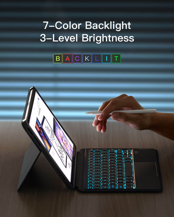 Inateck 11" Detachable Keyboard for iPad Pro 4/3/2/1 &amp; iPad Air 5/4, KB04111
