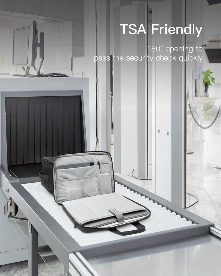 Inateck 15.6 Inch Laptop Carrying Case, TSA Checkpoint Friendly, LB03010-15_black