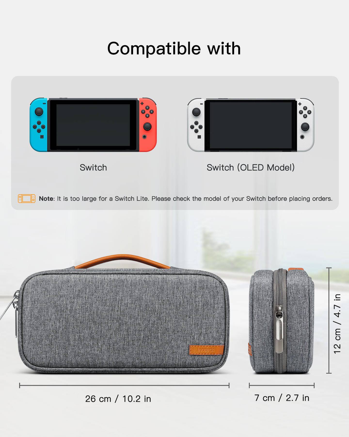 360° Protective Storage Organizer Carrying Case for Nintendo