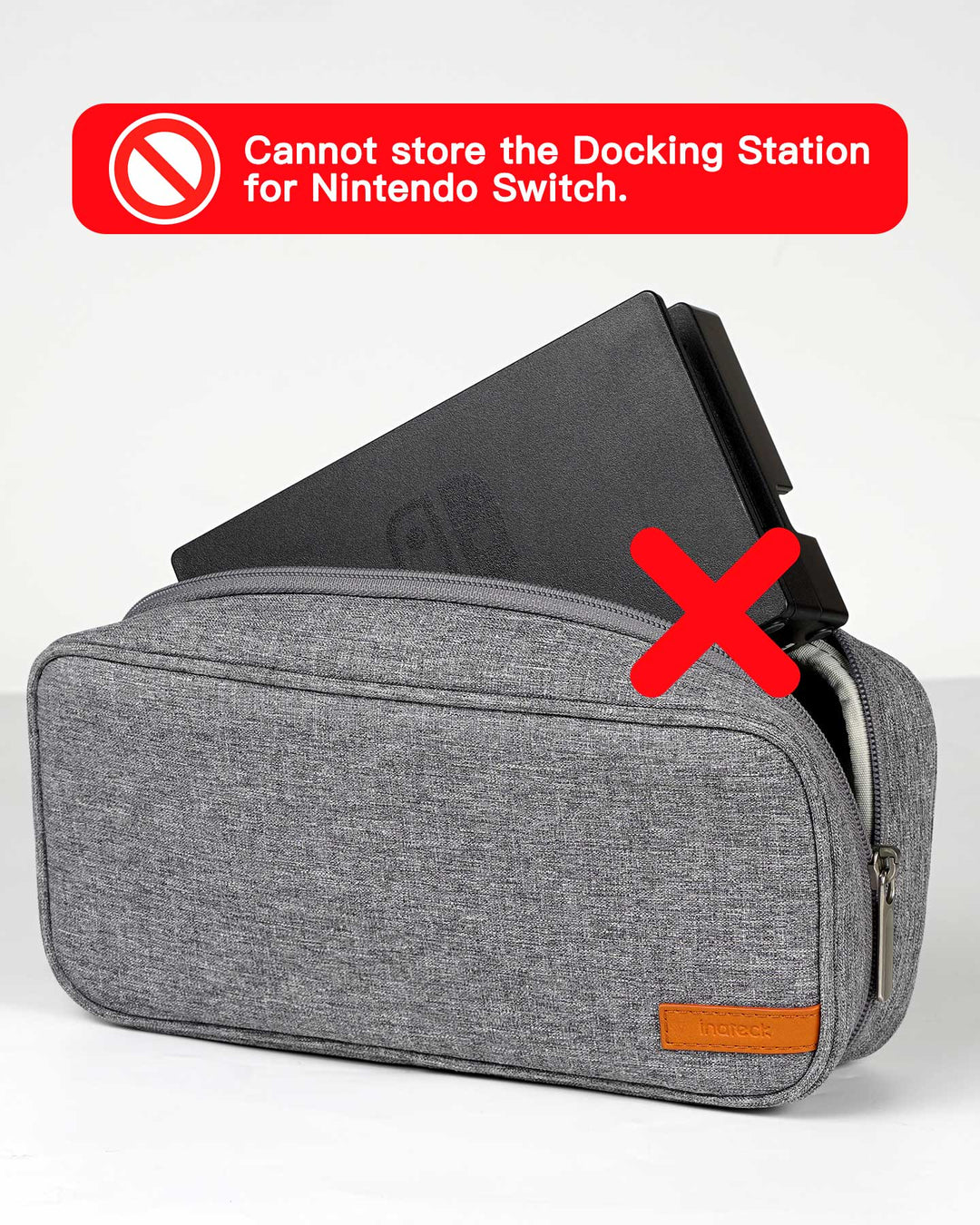 Inateck 360° Protective Storage Organizer Carrying Case for Nintendo Switch, AB03003