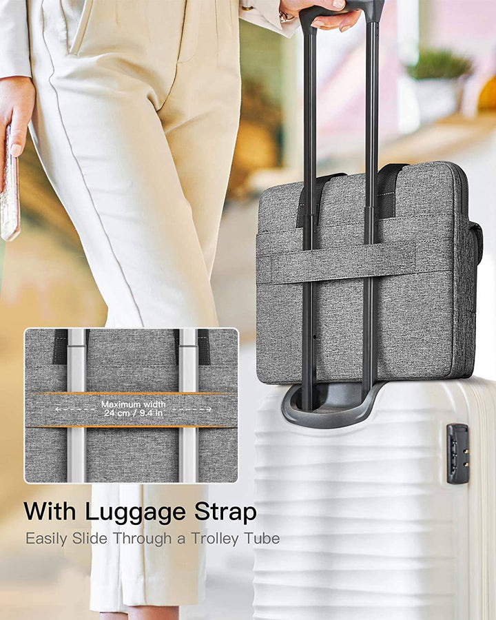 Inateck EdgeKeeper 360° Protective 13.3-15.6 Inch Laptop Carrying Case LB02010/B2