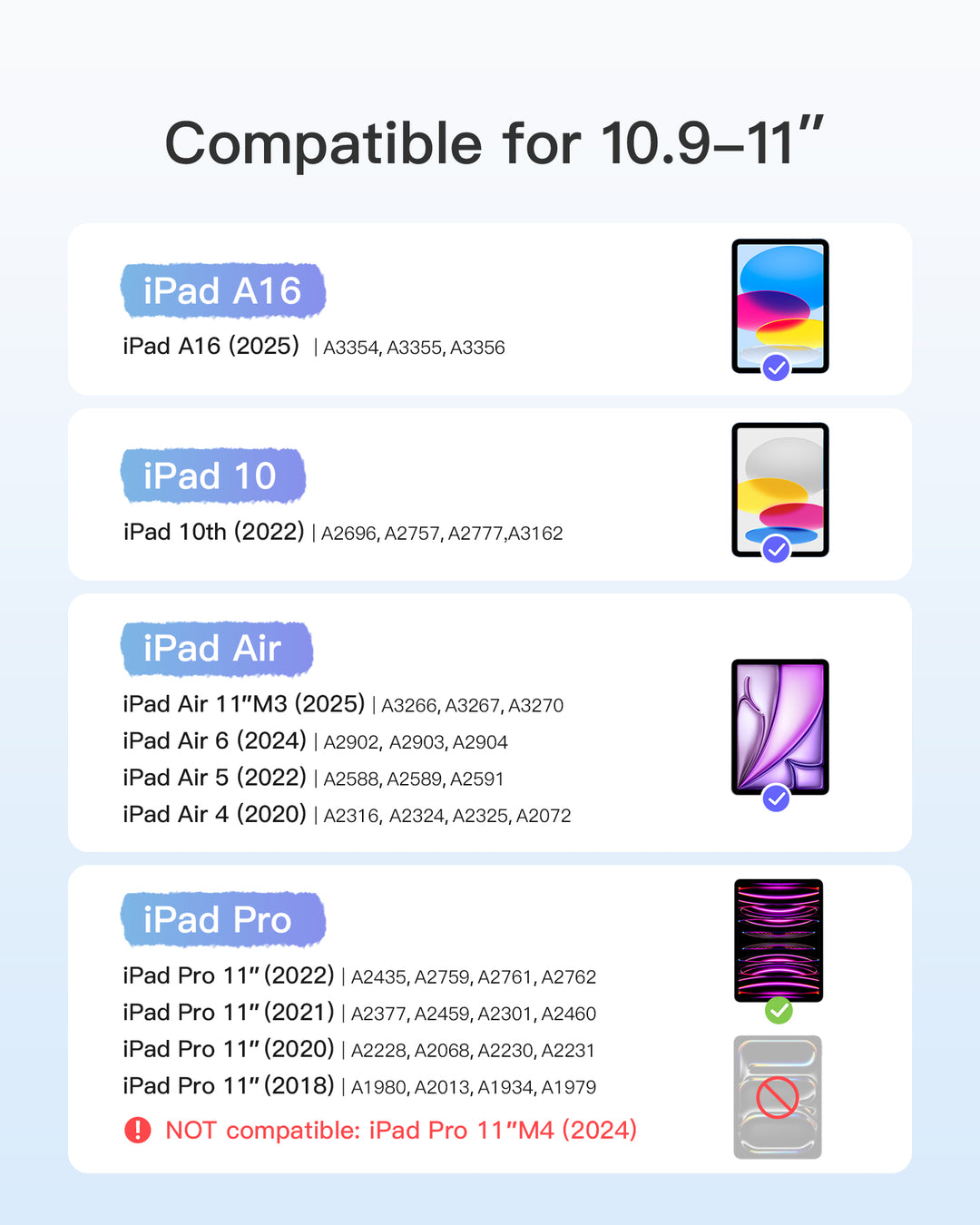 Custodia Per IPad Pro 11 Custodia Con Tastiera Bluetooth Inateck - Foto 11