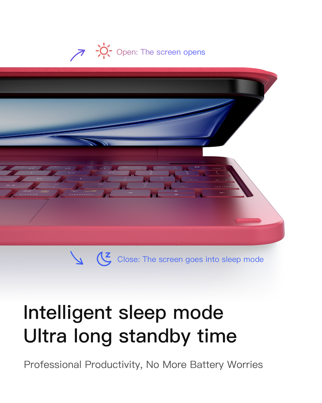 Inateck NeoMagic Magnetic Keyboard Case for iPad 10th Generation 10.9 inch/11th Generation 2025 A16 11 inch, KB09119-10