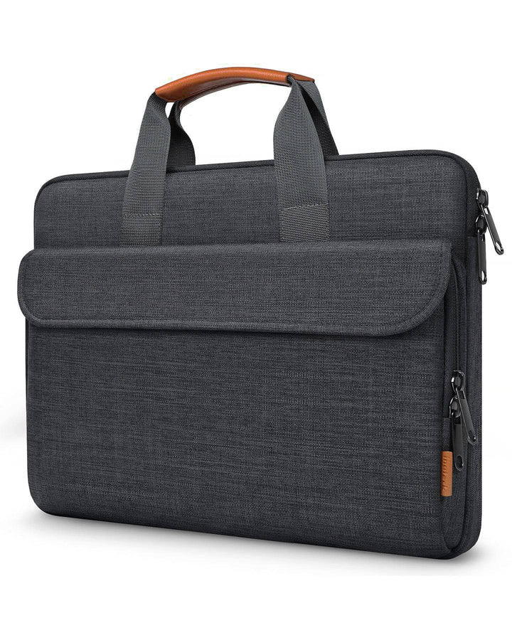 Inateck EdgeKeeper 360° Protective 13.3-15.6 Inch Laptop Carrying Case LB02010/B2 Black Gray 13.3 Inch