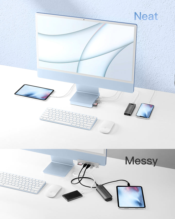 Inateck 8-in-1 iMac 24" 2021 Docking Station, USB 3.2 Gen 2, DK2001