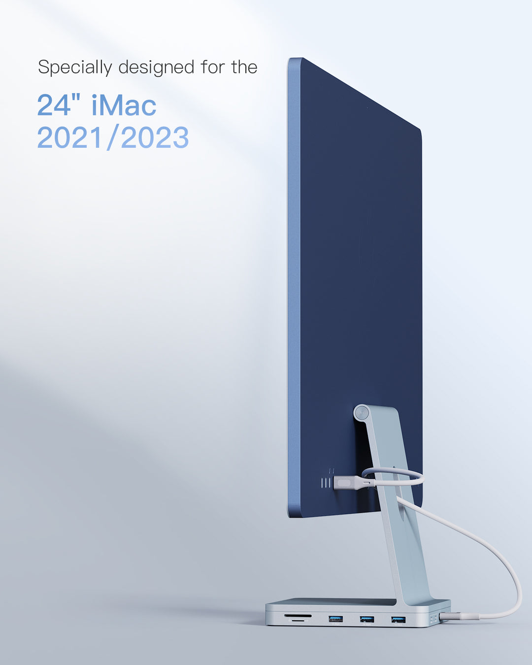 Inateck 8-in-1 iMac 24" 2021 Docking Station, USB 3.2 Gen 2, DK2001