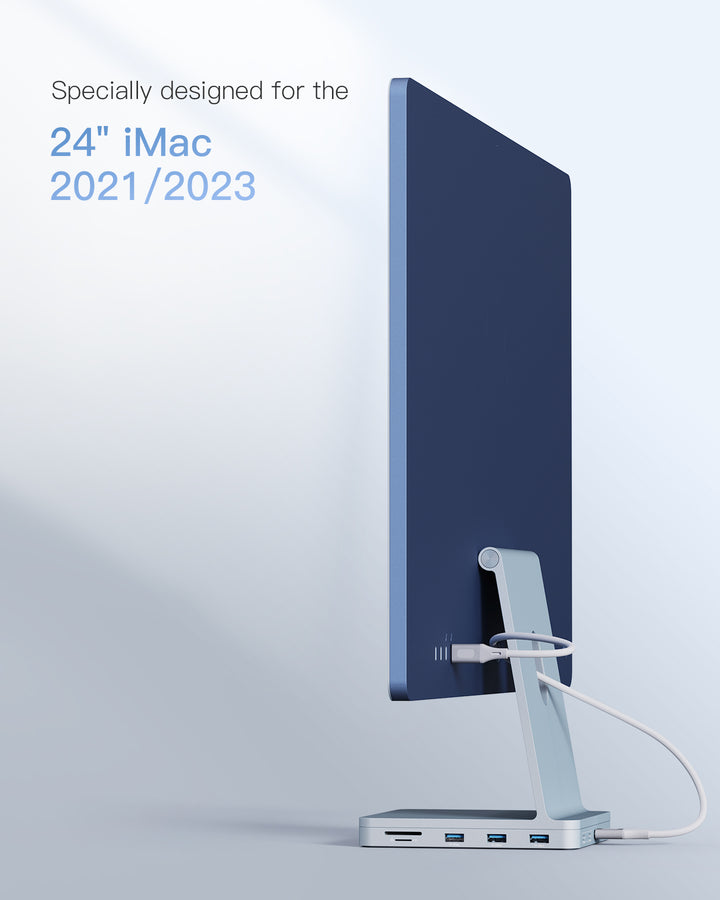 Inateck 8-in-1 iMac 24" 2021 Docking Station, USB 3.2 Gen 2, DK2001