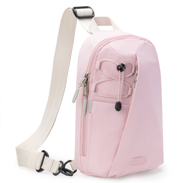 Inateck Sling Bag with RFID Blocking, Spacious Crossbody Shoulder Chest Everyday Carry Bag, Water-resistant, FB01003 Pink