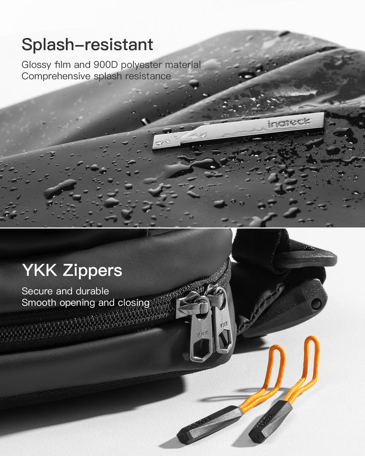 Inateck Stylish Sling Bag Crossbody Chest Bag with Spacious Orderly Storage, LB03014